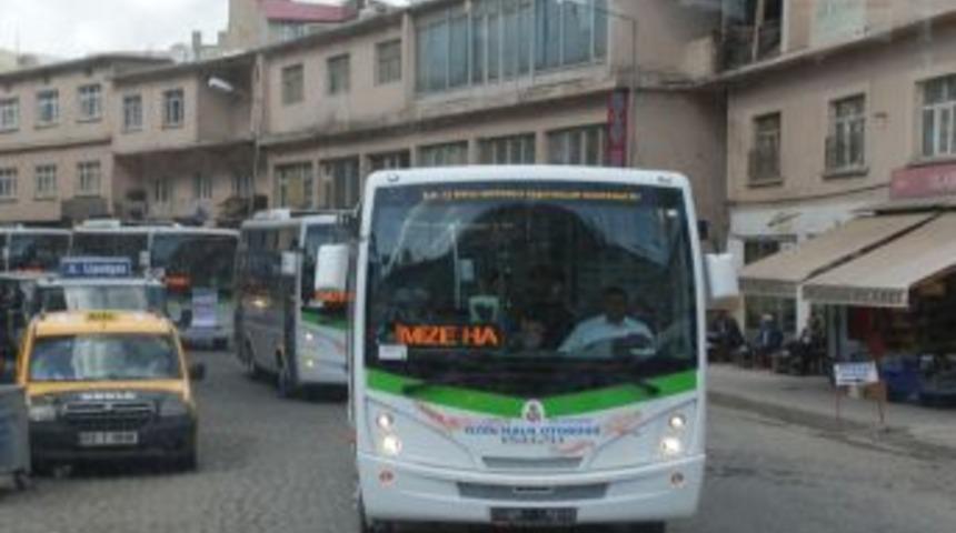 Bitlis'te Yeni Halk Otob&uuml;sleri Sefere Başladı