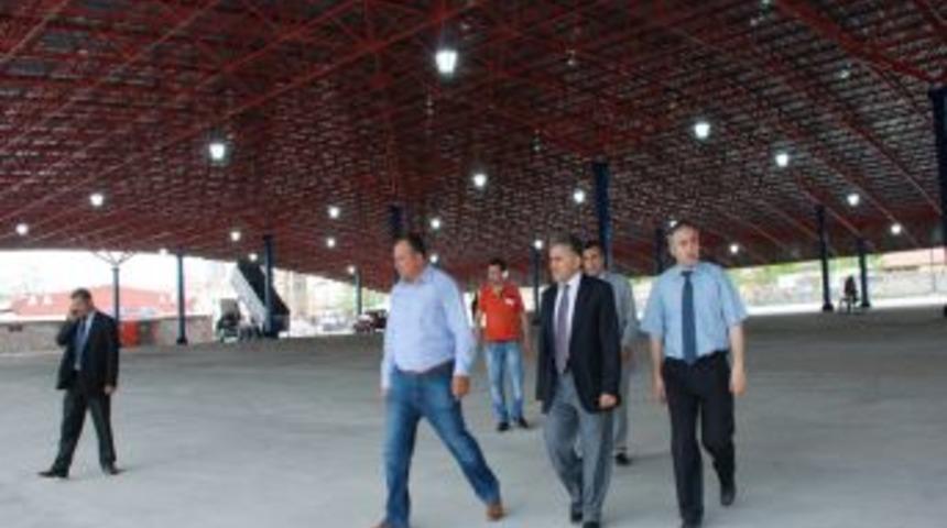 Melikgazi&rsquo;ye Uzay Kafes Sistem Kapalı Semt Pazaryeri Yapıldı