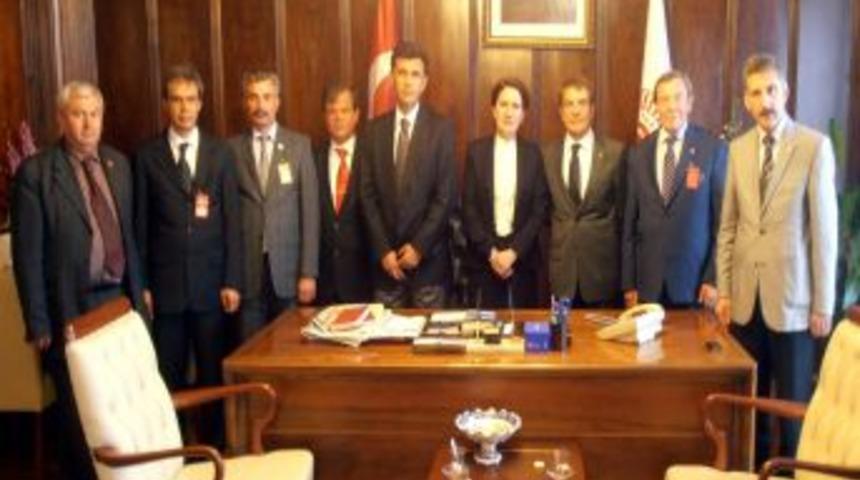 Balkan T&uuml;rklerinden Meral Akşener'e "ge&ccedil;miş Olsun" Ziyareti