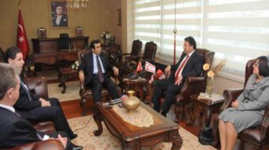 Kktc Bayındırlık Ve Ulaştırma Bakanı Saner Mersin'de