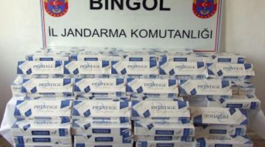 Bing&ouml;l'de 3 Bin Paket Ka&ccedil;ak Sigara Ele Ge&ccedil;irildi
