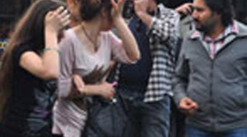 Tramvayda tacizci paniği