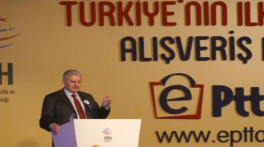 Bakan Yıldırım, PTT'nin Sanal Mağazasını A&ccedil;tı