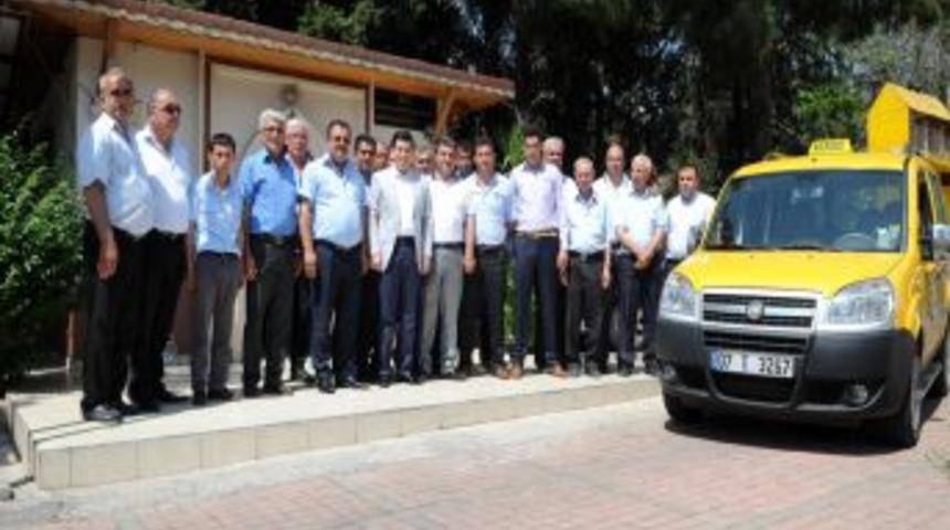 Başkan T&uuml;t&uuml;nc&uuml; Taksicileri Dinledi