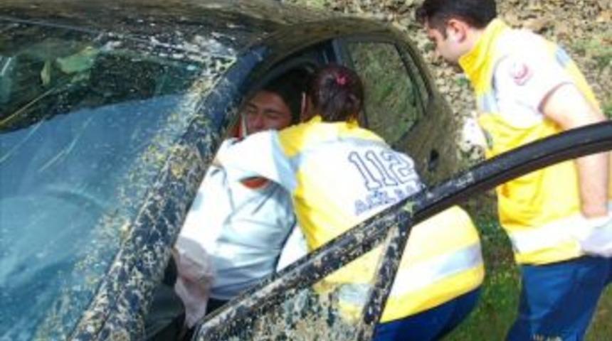 Taraklı'da Trafik Kazası: 1 Yaralı