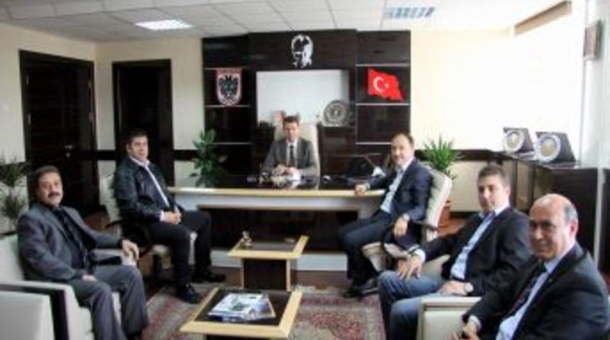 Sivasspor Y&ouml;netimi İl &Ouml;zel İdaresi'ni Ziyaret Etti