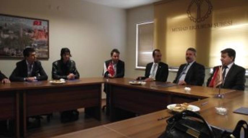 Sgk Heyetinden Gen&ccedil; M&uuml;siad Başkanı Durmazpınar'a Ziyaret