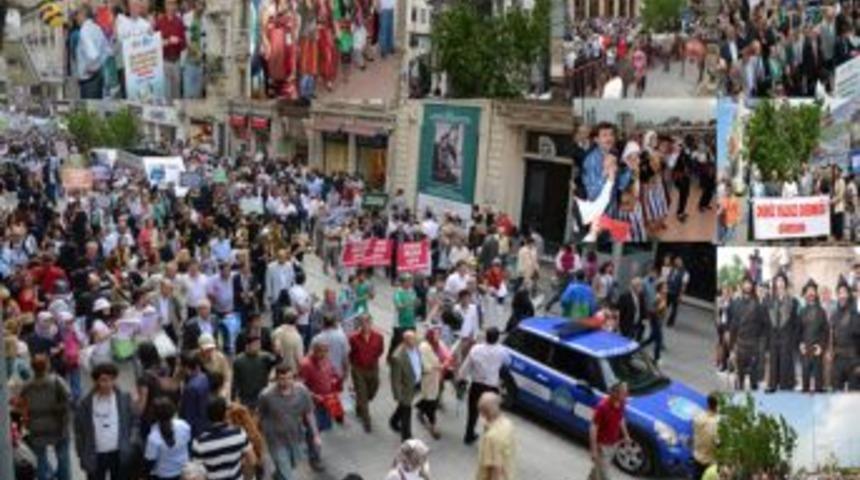 Taksim&rsquo;den Giresunlular ge&ccedil;ti