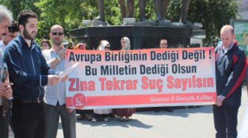 "zina Tekrar Su&ccedil; Sayılmalı" Tartışması