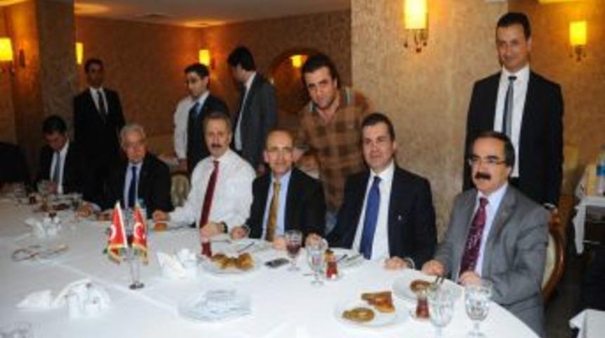 Aldırmaz, Bakan Şimşek Ve &Ouml;mer &Ccedil;elik'i Uğurladı