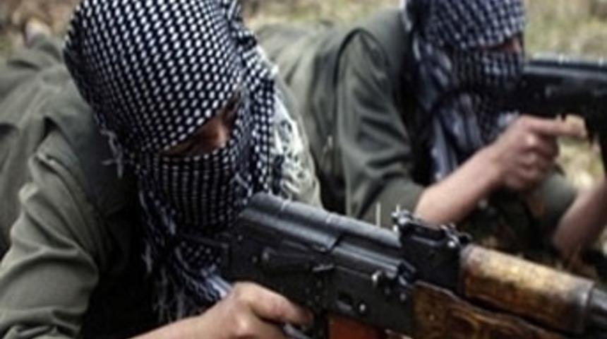 Teröristler karakol inşaatına saldırdı