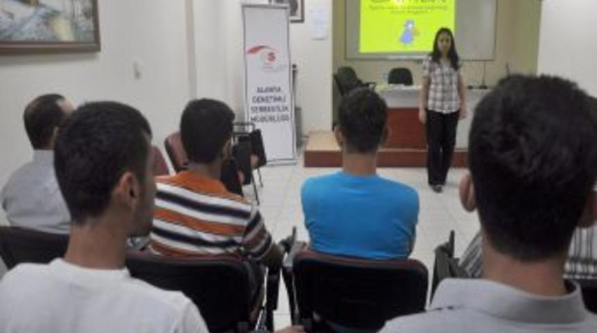 Alanya&rsquo;da Mahkumlara Sigara Alkol Ve Madde Bağımlılığı Eğitimi