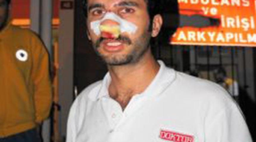 112 doktoruna maganda dayağı