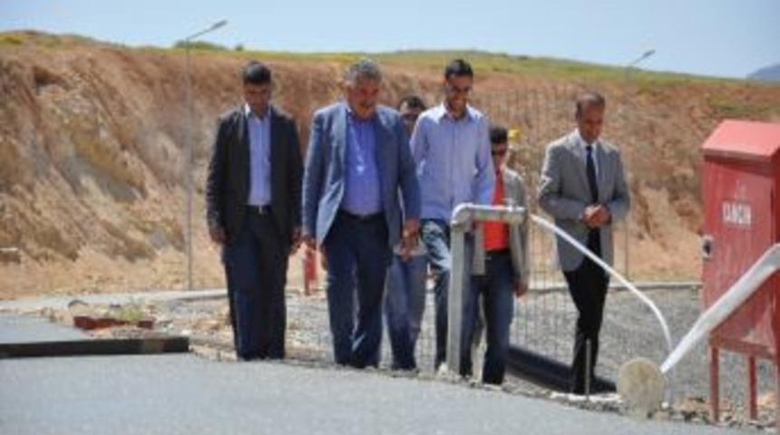 Başkan Sadak Katı Atık Tesisinde Incelemelerde Bulundu