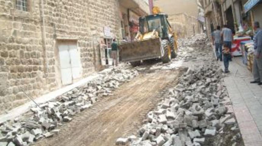 Mardin&rsquo;de Birinci Cadde &Ccedil;alışmaları Başladı