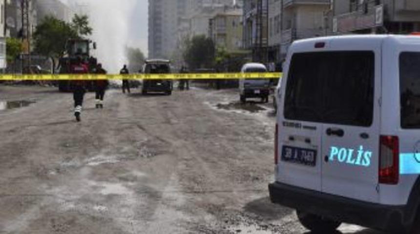 Kayseri'de Doğalgaz Borusu Patladı