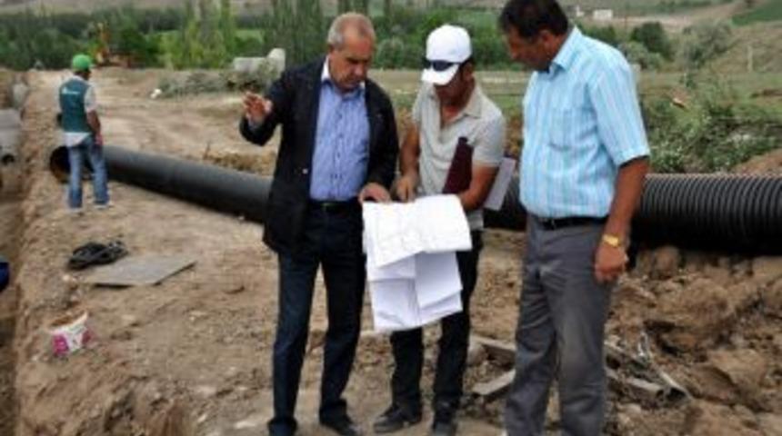 Suşehri'nde Altyapı &Ccedil;alışmaları