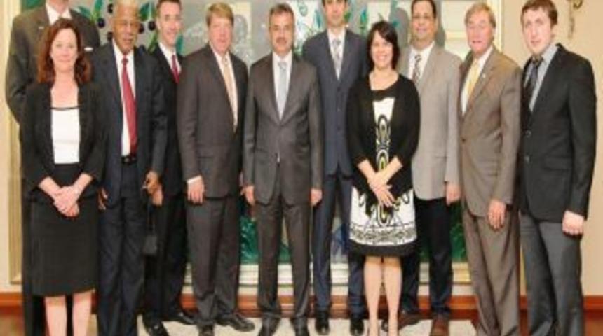 Başkan K&ouml;şker Yabancı Konuklarını Ağırladı