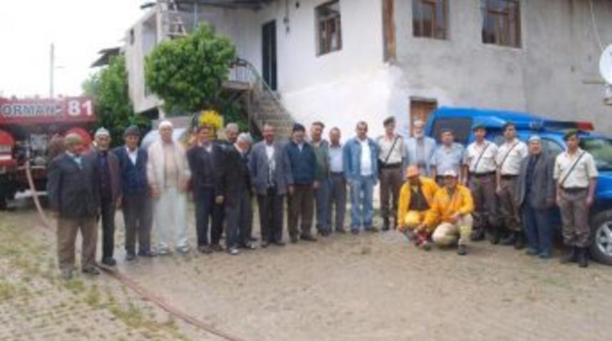 Selendi'de Orman K&ouml;yl&uuml;s&uuml; Yangına Karşı Bilgilendiriliyor