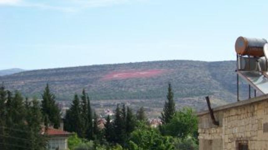 Mut'ta Araziye Dev T&uuml;rk Bayrağı