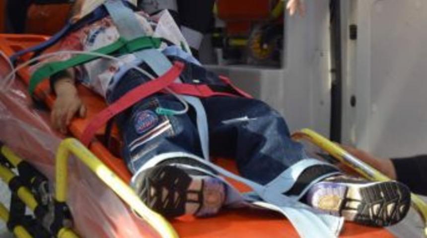 4 Yaşındaki &Ccedil;ocuğun &Uuml;zerine Televizyon D&uuml;şt&uuml;