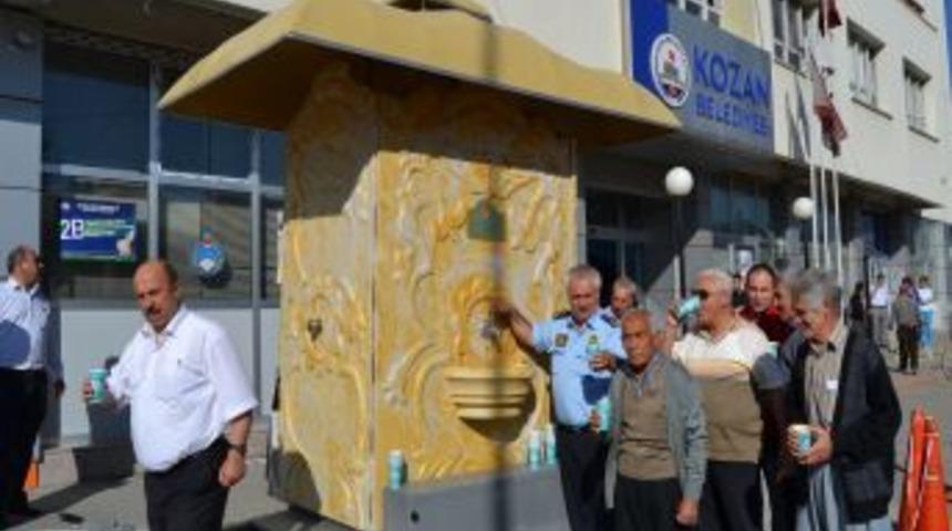 &Ccedil;eşmeden Su Yerine &Ccedil;orba Aktı