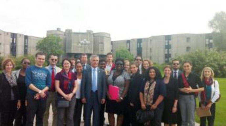 Amerikalı &Ouml;ğrencilerden Milletvekili G&ouml;k'e Ziyaret