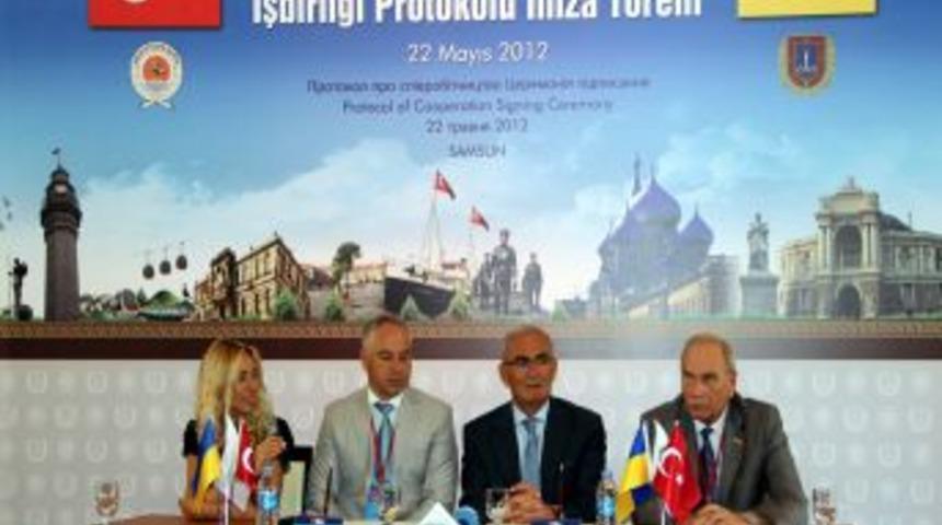 Samsun-Odessa İşbirliği Protokol&uuml; İmzalandı