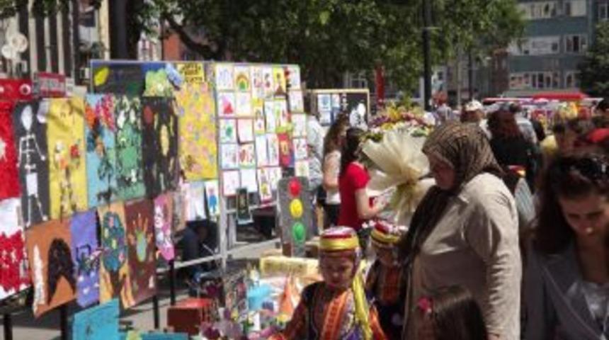 Anaokulu &Ouml;ğrencileri El Becerilerini Sergiledi