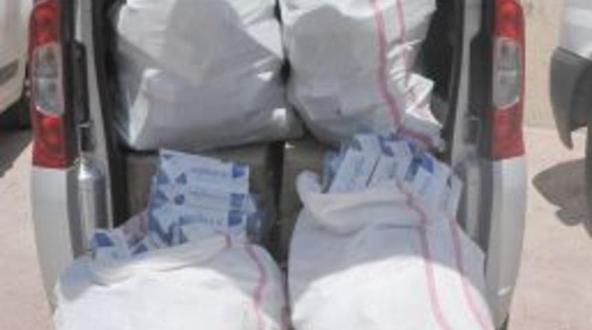 Şanlıurfa'da Ka&ccedil;ak Sigara Operasyonu