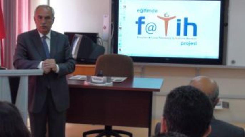 Malatya Hacı Ahmet Akıncı Lisesi'nde Fatih Projesi Kullanım Kursu A&ccedil;ıldı