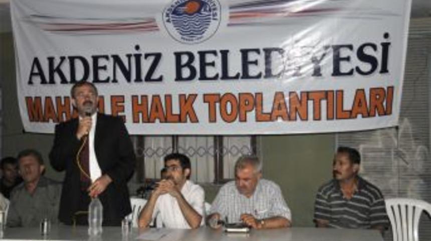 Akdeniz Belediyesi halkla buluşuyor