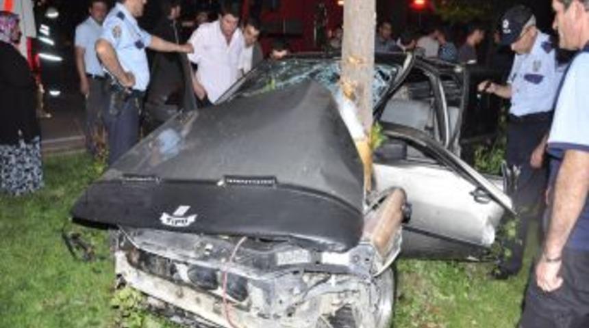 Asker Uğurlamasına Giderken Kaza Yaptılar