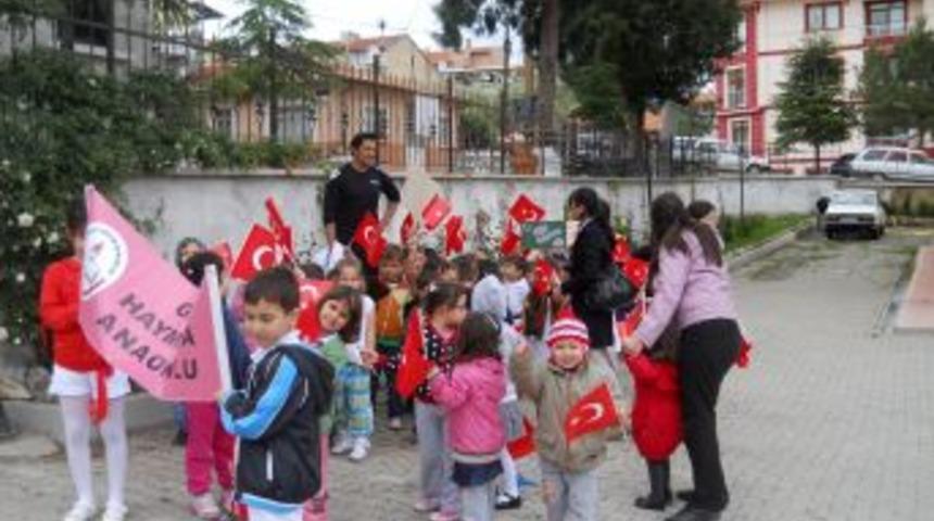 Gediz Hayme Ana Anaokulu &Ouml;ğrencilerinden 'sigaraya Hayır'
