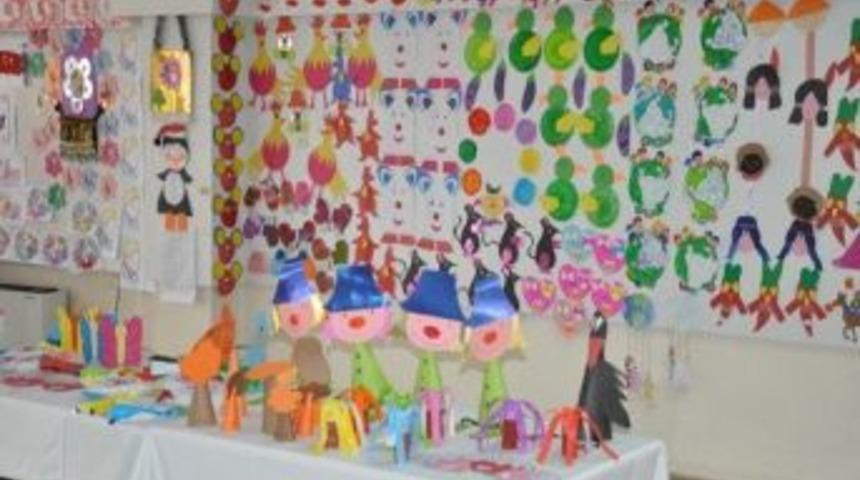 Belediye Kreşinden Yıl Sonu Sergisi