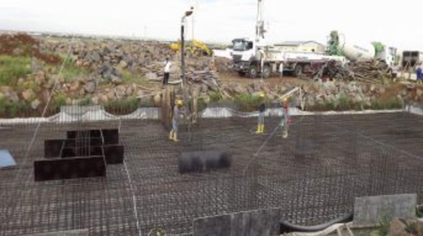 Bağlar Belediyesi Yeni Şantiye Binası Temeli Atıldı