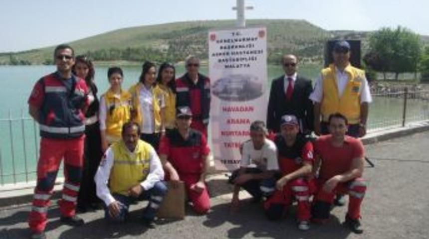 Malatya'da, Havadan Arama Kurtarma Tatbikatı Yapıldı