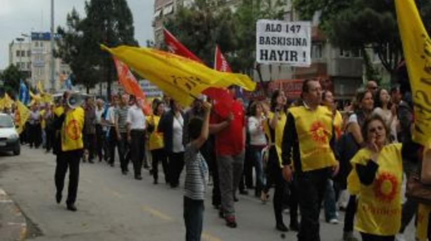 Sakarya'da Memurların Zam Protestosu