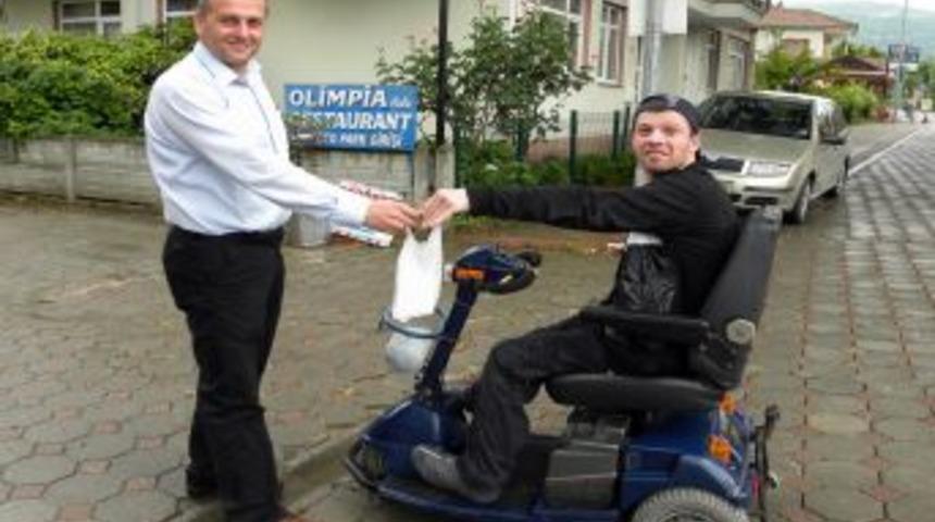 Sapanca'da Engelliler Paket Servisinde &Ccedil;alışarak Para Kazanacak
