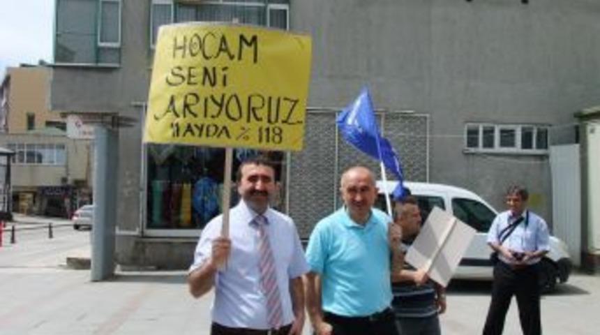 &Ccedil;ayırova'da Memurlardan Zam Protestosu