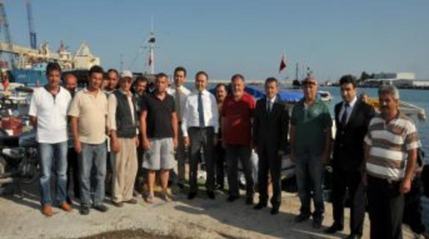 Vali Altıparmak Balık&ccedil;ıları Ziyaret Etti