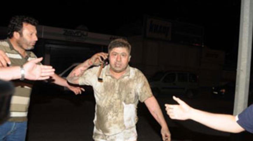 Ka&ccedil;ak mazot dolumu sırasında patlama