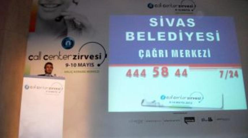 Sivas Belediyesi &Ccedil;ağrı Merkezi  En Başarılı &Ccedil;ağrı Merkezi Olarak Sunum Yaptı