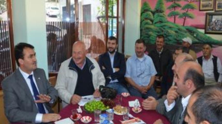 Dobrucalılardan D&uuml;ndar'a Sevgi Seli