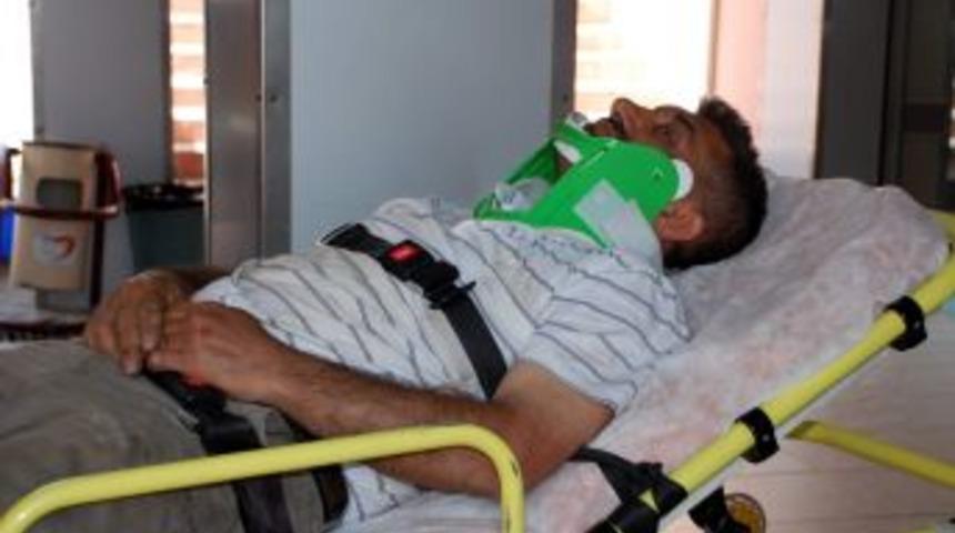 Y&uuml;ksekten D&uuml;şen İş&ccedil;i Yaralandı