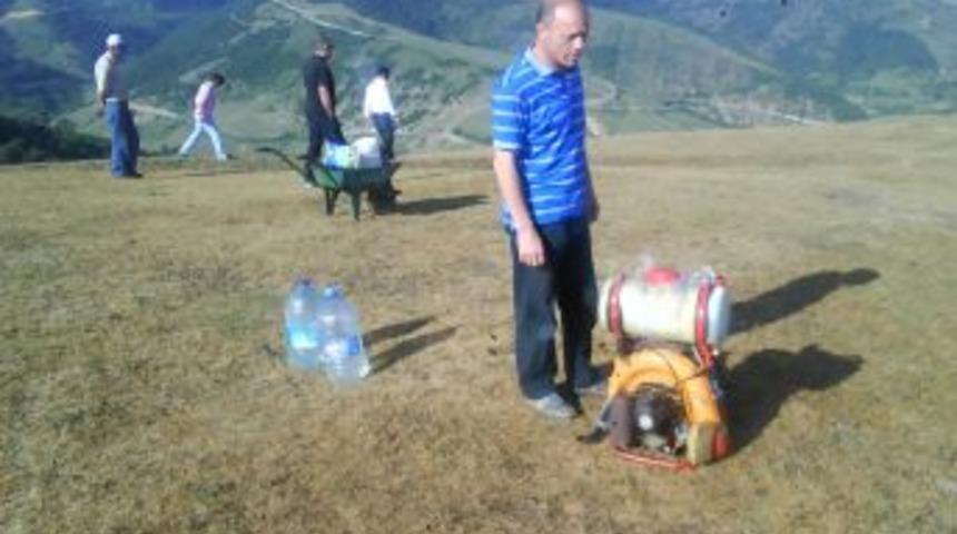 Canik'te &Ccedil;ekirge İle M&uuml;cadele