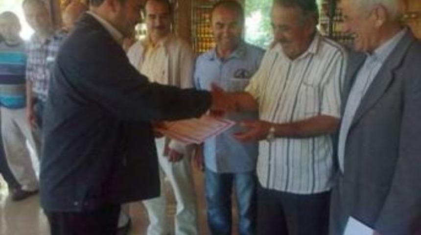 Dalaman'da Kur'an &Ouml;ğrenen Kursiyerlere Sertifika