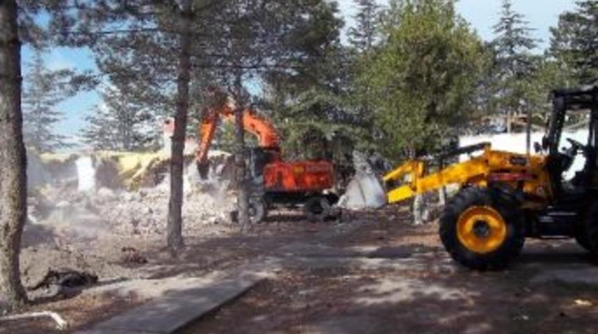 Derinkuyu'da hastane yapım &ccedil;alışmaları