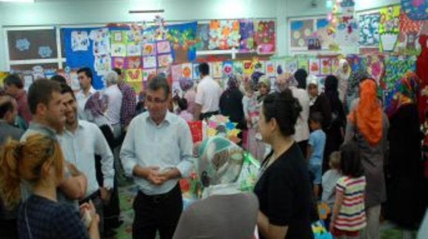 Anaokulu &Ouml;ğrencileri Sezon Sonu Sergisi A&ccedil;tı