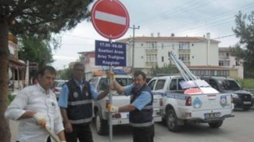 Cadde tarfiğe kapatılıyor